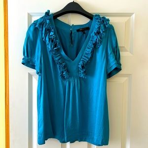 BCBGMaxazria silk top used